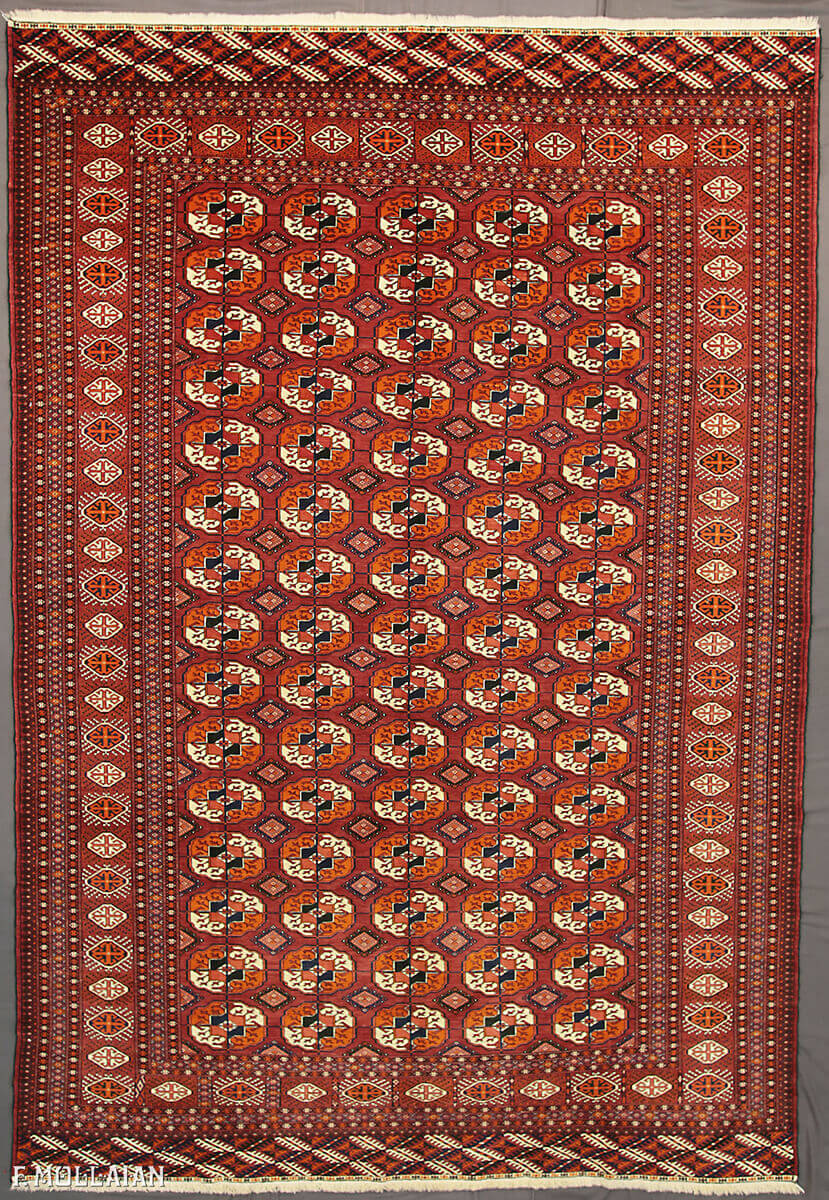 Teppich Turkmène Semi-Antiker Buchara n°:25680082